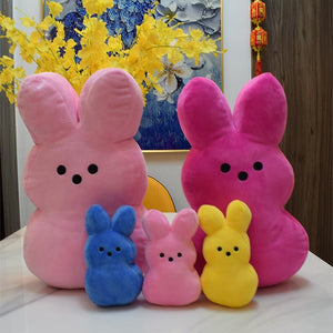 Planet Gates 38cm 15cm peeps plush bunny rabbit peep Easter Toys Simulation Stuffed Animal Doll for Kids Children Soft Pillow Gifts girl toy