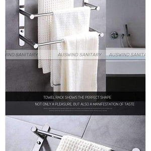 Planet Gates 38cm Stainless Steel Towel Ladder Modern Towel Rack Bathroom Products Wall Mounted Bathroom Accessories 38/48/58