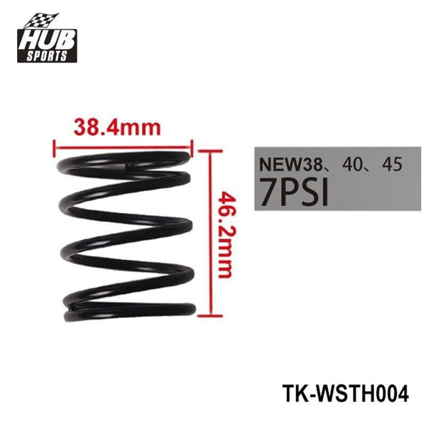 Planet Gates 38MM 40MM 45MM TURBO EXTERNAL WASTEGATE WG SPRING COATED REPLACEMENT 7 PSI/7PSI 0.5BAR HU-WSTH004