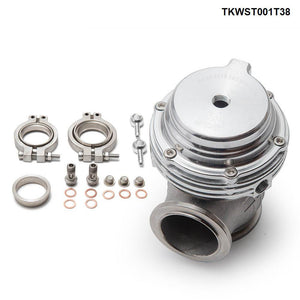 Planet Gates 38mm Compact Jdm Turbo V-Band External Wastegate Manifold Mount Waste Gate TKWST001T38
