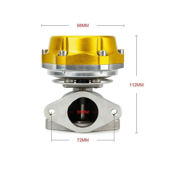 Planet Gates 38mm External Turbo Exhaust Manifold Wastegate with Dump Ring 14PSI YC101325