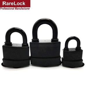 Planet Gates 38mm Rarelock MMS425 3 Size All Glue Waterproof Dustproof Padlock for Outdoor Cabinet Gate Door Equipment DIY Hardware