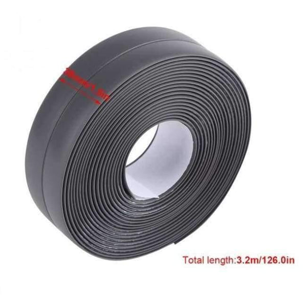 Planet Gates 38mm Width Silicone Waterproof Self Adhesive Wall Sealing Strip Tape for Bathroom Basin Kitchen Sink Tool Accessory Part 3.2M Length