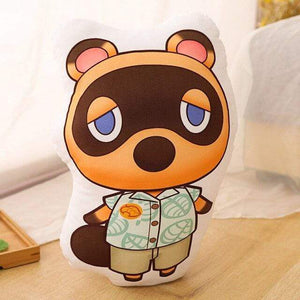 Planet Gates 38x36cm / Raccoon Cartoon Crossing Toys Plush Pillow Animal Crossing Cosplay Kawaii Soft Raccoon Blinder Cute Raccoon For Children Kids Toys Gift