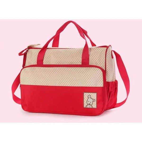 Planet Gates 39*28.5*17CM 5pcs Baby Diaper Bag Suits For Mom Baby Bottle Holder Mother  Stroller Maternity Nappy Bags Sets