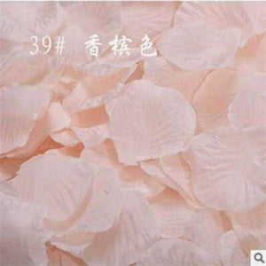 Planet Gates 39 champagne Wedding Decor 1000 pcs/lot Atificial Flowers Wholesale Polyester Wedding Rose Petals Wedding Birthday Accessories