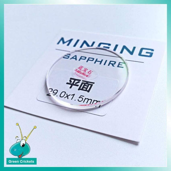 Ultra Transparent 1.5mm Thick 39mm-42mm Flat Round Sapphire Watch Cystal, Replacement Watch Sapphire Glass - Planet Gates
