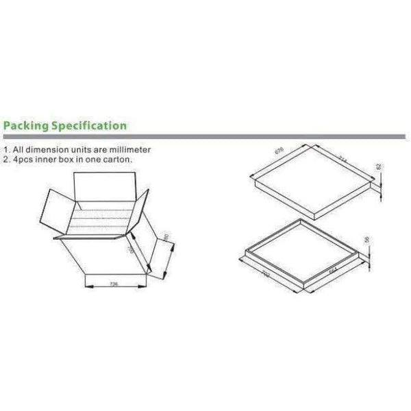 Planet Gates 39w ceiling embeded commercial led lamp AC100-240v led panel lighting 600x600mm 2500lm CE&ROHS 2pcs/lot wholesale and retail