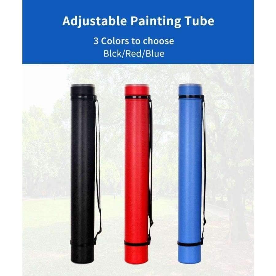 Planet Gates 3Colors Square Drawing Tube Adjustable Portable Drawing Large Capacity Strong Poster Tube For Artist Painting Art Supplies