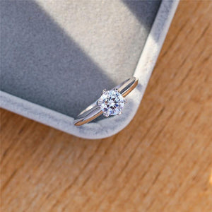 Planet Gates 3CT Diamond Wedding Ring Simple Bride Engagement Rings For Women Fashion 925 Sterling Silver Ring Jewelry Gift