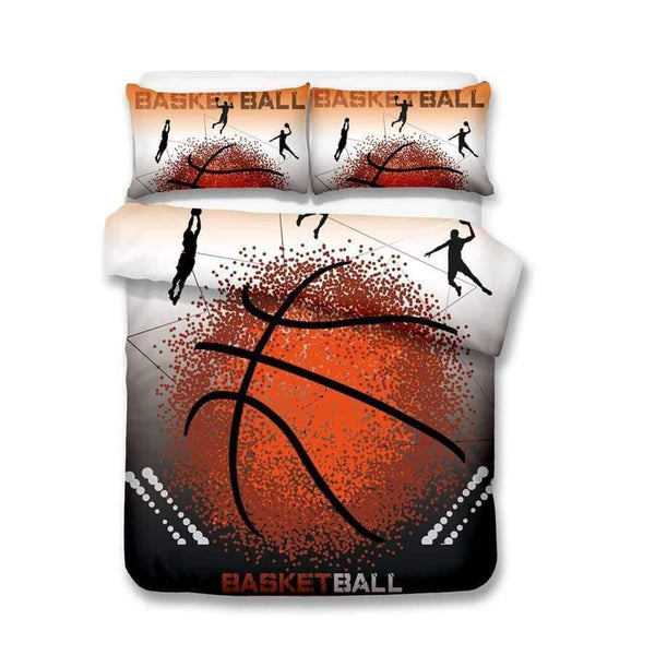 Planet Gates 3D Bedding Set Basketball Print Duvet cover set lifelike bedclothes with pillowcase bed set home Textiles #2-02