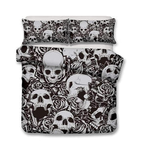 Planet Gates 3D Bedding Set skull Print Duvet cover set lifelike bedclothes with pillowcase bed set home Textiles #2-01