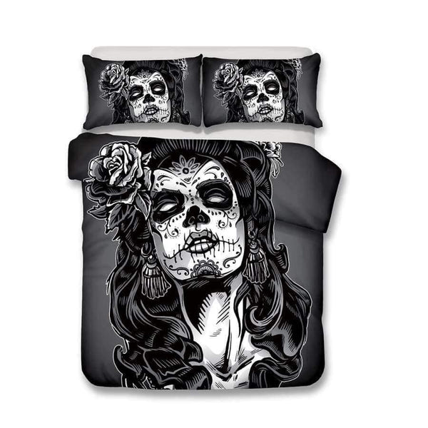 Planet Gates 3D Bedding Set skull Print Duvet cover set lifelike bedclothes with pillowcase bed set home Textiles #2-01