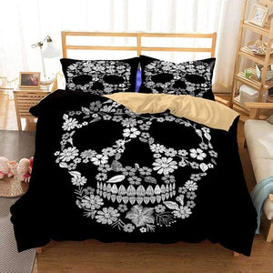 Planet Gates 3D Bedding Set skull Print Duvet cover set lifelike bedclothes with pillowcase bed set home Textiles #2-01