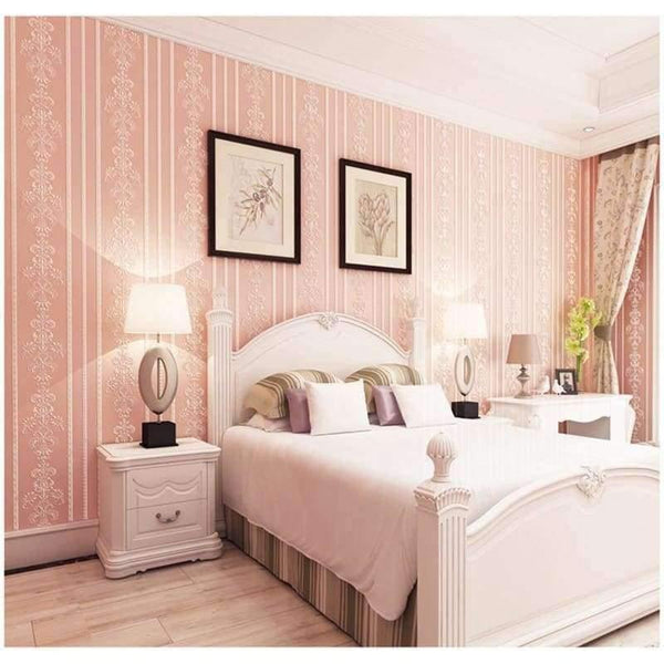 Planet Gates 3D Embossed Flower Wallpaper Desktop 3D Pink Floral Wallpaper Roll Modern Living Room Wall Paper Non-Woven Home Decor Yellow Art