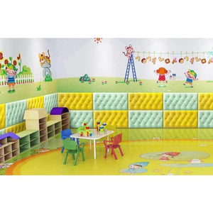 Planet Gates 3D Faux Leather PE Foam Waterproof Self Adhesive Wallpaper For Living Room Bedroom Kids Room Nursery Home Decor 3D Wall Paper