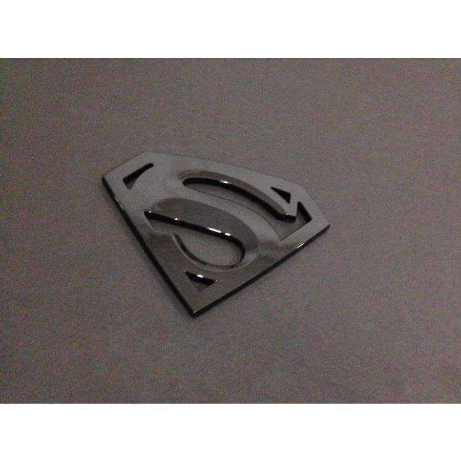 Planet Gates 3D  Glossy black emblem Auto logo Motorcycle accessories Funny car stickers Superman badge ABS Universal Car styling
