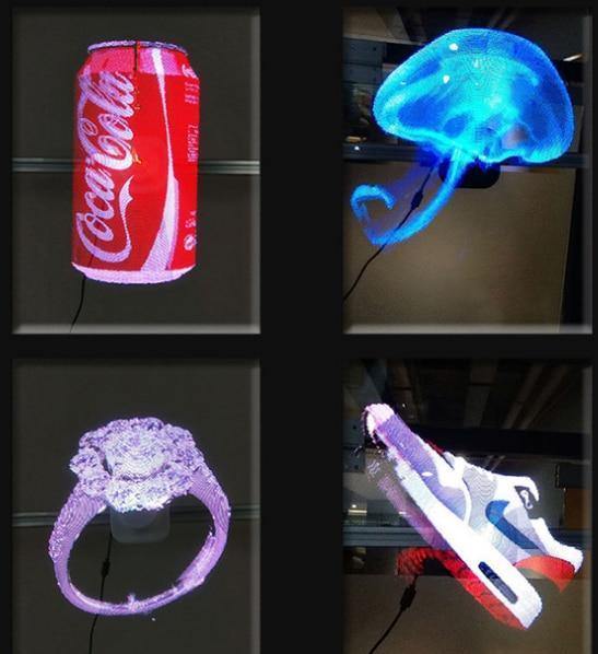 Planet Gates 3D Logo Projector Advertising Display Hologram Holographic Lamp LED Stage Light