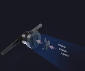 Planet Gates 3D Logo Projector Advertising Display Hologram Holographic Lamp LED Stage Light