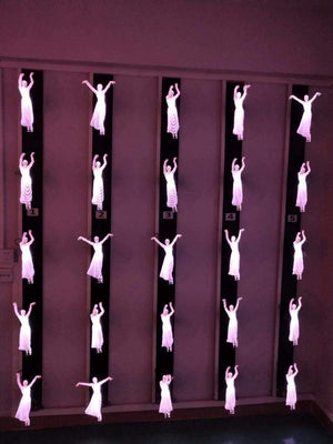 Planet Gates 3D Logo Projector Advertising Display Hologram Holographic Lamp LED Stage Light