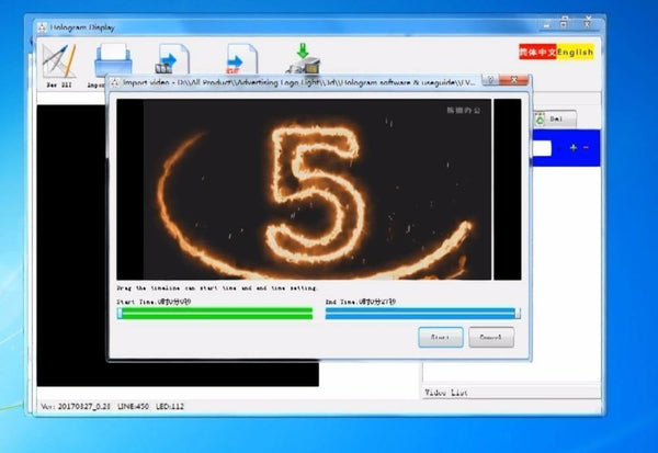 Planet Gates 3D Logo Projector Advertising Display Hologram Holographic Lamp LED Stage Light