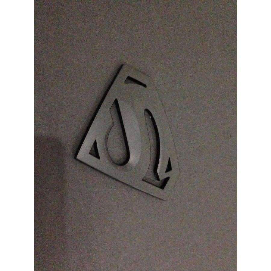 Planet Gates 3D  matte black emblem Auto logo Motorcycle accessories Funny car stickers Superman badge ABS Universal Car styling