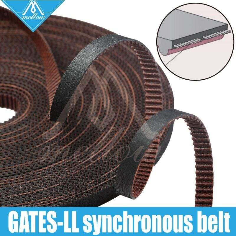 Planet Gates 3D Printer GATES-LL-2GT Gear Synchronous Belt GT2 Width 6MM 9MM 10MM Timing belt , Wear Resistant for BLV Mgn Cube