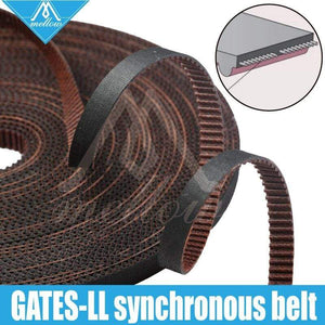 Planet Gates 3D Printer GATES-LL-2GT Gear Synchronous Belt GT2 Width 6MM 9MM 10MM Timing belt , Wear Resistant for BLV Mgn Cube