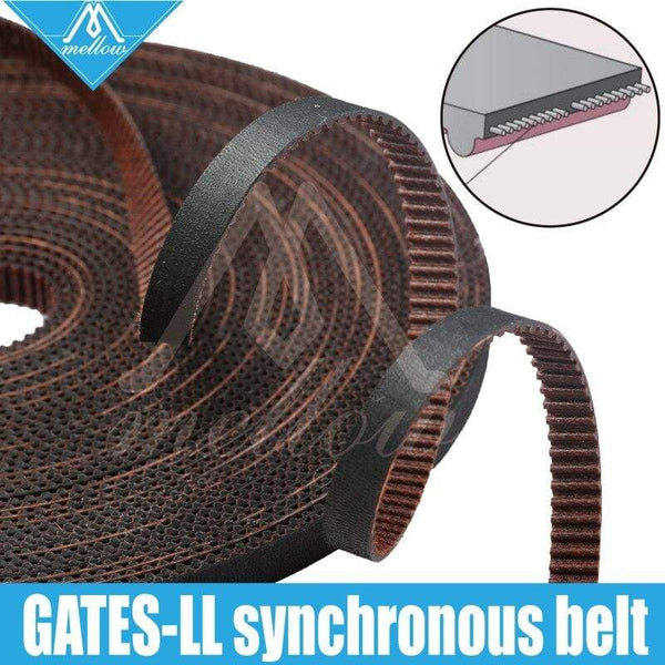 Planet Gates 3D Printer GATES-LL-2GT Gear Synchronous Belt GT2 Width 6MM 9MM 10MM Timing belt , Wear Resistant for BLV Mgn Cube
