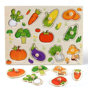 Planet Gates 3D Puzzles Wooden Learning Toys for Kids Alphabet  Animal Fruit Transportation Vegetables Shape Baby Early Educational Toy