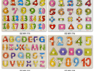 Planet Gates 3D Puzzles Wooden Learning Toys for Kids Alphabet  Animal Fruit Transportation Vegetables Shape Baby Early Educational Toy