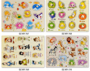 Planet Gates 3D Puzzles Wooden Learning Toys for Kids Alphabet  Animal Fruit Transportation Vegetables Shape Baby Early Educational Toy