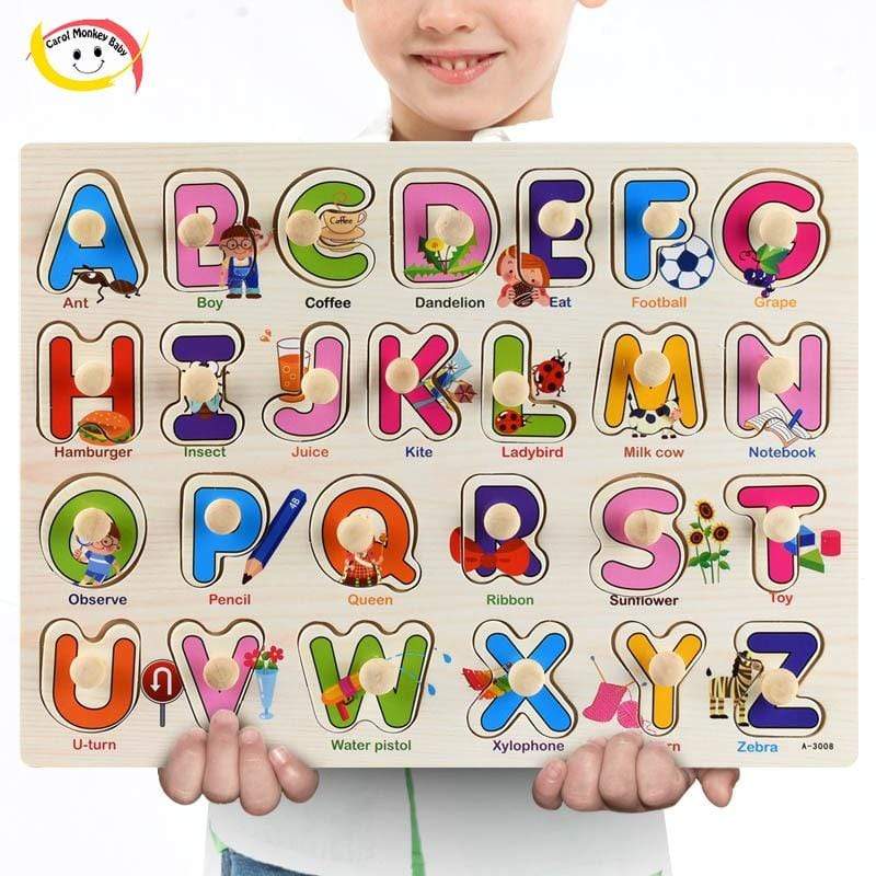 Planet Gates 3D Puzzles Wooden Learning Toys for Kids Alphabet  Animal Fruit Transportation Vegetables Shape Baby Early Educational Toy