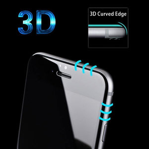 Planet Gates 3D Round Curved Edge Tempered Glass For iPhone 6 6s Plus Full Cover Protective Premium Screen Protector Film Safety Case