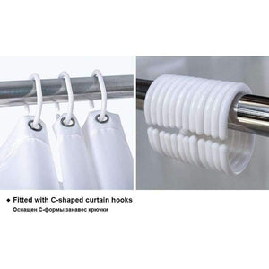 Planet Gates 3D Shower Curtains Christmas Door Wall Pattern Waterproof Fabric Bathroom Curtains Washable Bath Curtain Bathroom Products