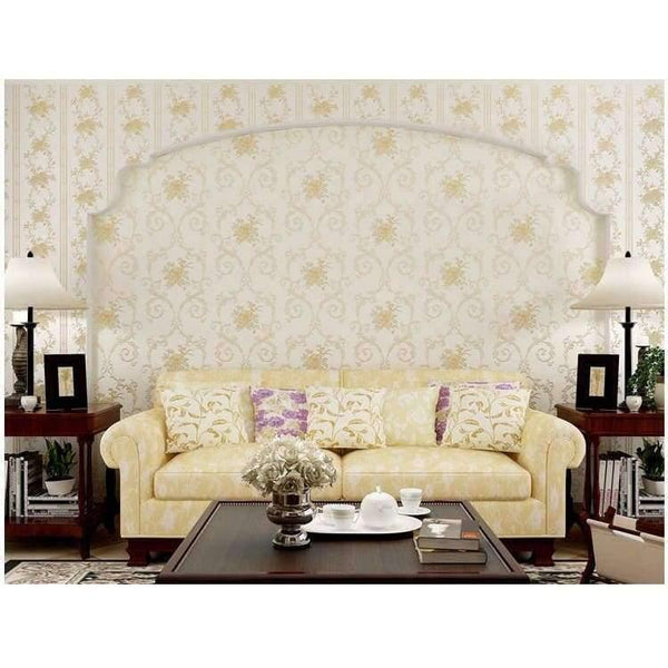 Planet Gates 3D Stereoscopic Flower Pastoral Non-woven Thickened Wallpaper Wall Covering Roll Wall Papers Home Decor Living Room Bedroom Wall