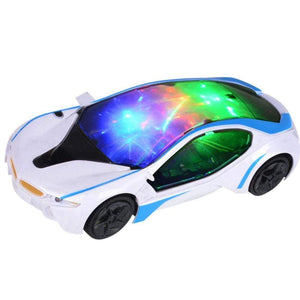 Planet Gates 3D Universal Electric Car Toy Led Flashing Light Music Singing Sound Toy Universal Car Children's Sports Car Model Toys