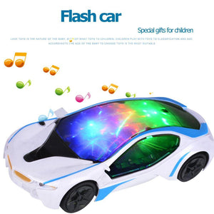 Planet Gates 3D Universal Electric Car Toy Led Flashing Light Music Singing Sound Toy Universal Car Children's Sports Car Model Toys