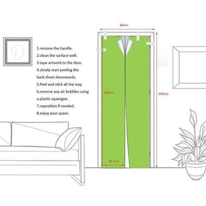 Planet Gates 3D Wallpaper Beautiful Seaside Landscape Photo Wall Door Mural Living Room Bedroom Creative DIY Door Sticker PVC Vinyl Wallpaper