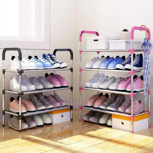 Planet Gates 3L-black Modern minimalist fashion shoes organizer free assembly home furniture removable super saving space shoes cabinet shoes closet