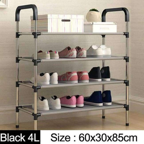 Planet Gates 3L-black Modern minimalist fashion shoes organizer free assembly home furniture removable super saving space shoes cabinet shoes closet
