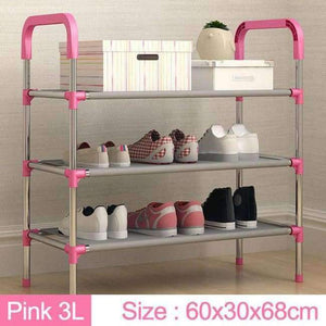 Planet Gates 3L-pink Modern minimalist fashion shoes organizer free assembly home furniture removable super saving space shoes cabinet shoes closet