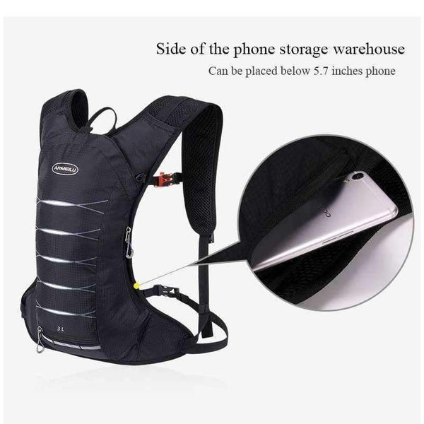 Planet Gates 3L Sport Running Bag Women Men Waterproof Hiking Cycling Camping Backpack Jogging Belt Waist Vest Pack Gym Accessories
