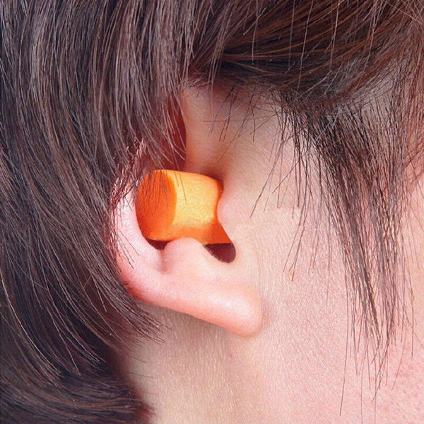 3M 1100 Foam Ear Plug Uncorded Earplugs 29 dB Noise Reduction Rating 10 Pairs Individual Packaging