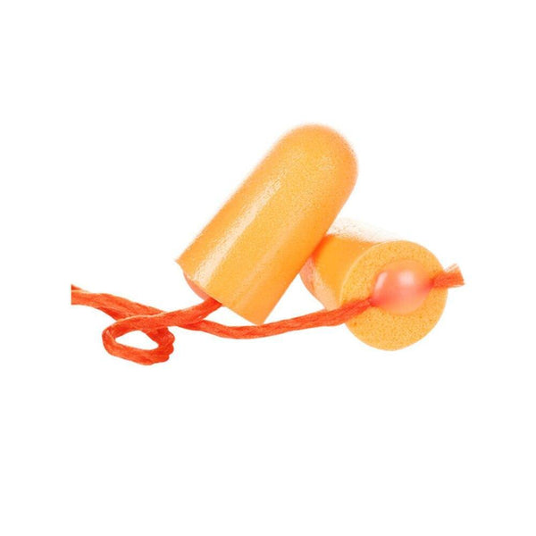 3M 1110 Foam Ear Plug Corded Earplugs 29 dB Noise Reduction Rating 10 Pairs Individual Packaging (10 pairs for 1110)