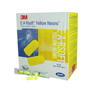 3M 312-1250 Foam Ear Plug Uncorded Earplugs 33dB Noise Reduction Rating 10 Pairs Individual Packaging (10 pairs for 312-125)