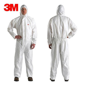 Planet Gates 3M 4510 Safety Clothing Chemical Disposable Protective Coverall Hooded Suit Anti Particles/Limited Liquid Chemical splash LT074