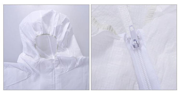 Planet Gates 3M 4510 Safety Clothing Chemical Disposable Protective Coverall Hooded Suit Anti Particles/Limited Liquid Chemical splash LT074