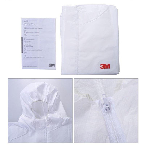 Planet Gates 3M 4510 Safety Clothing Disposable Protective Coverall Hooded Suit Dustproof Anti Particles/Limited Liquid Chemical Splash