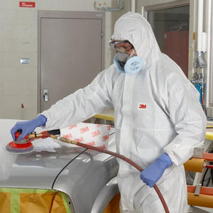 Planet Gates 3M 4510 Safety Clothing Disposable Protective Coverall Hooded Suit Dustproof Anti Particles/Limited Liquid Chemical Splash